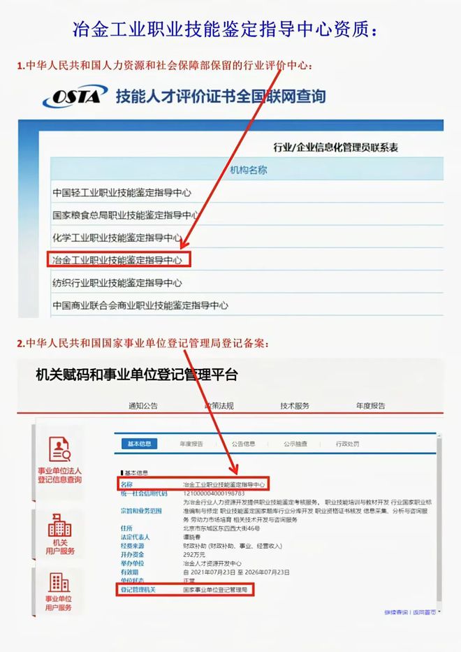 冶金工业职业技能鉴定指导中心颁发的职业培训证书(图2)